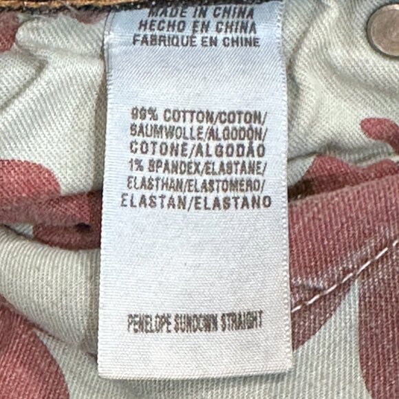 Lucky Brand Jeans Penelope Sundown Straight Boho Western Size 28 #7WP1040 - G161 - Picture 3 of 13